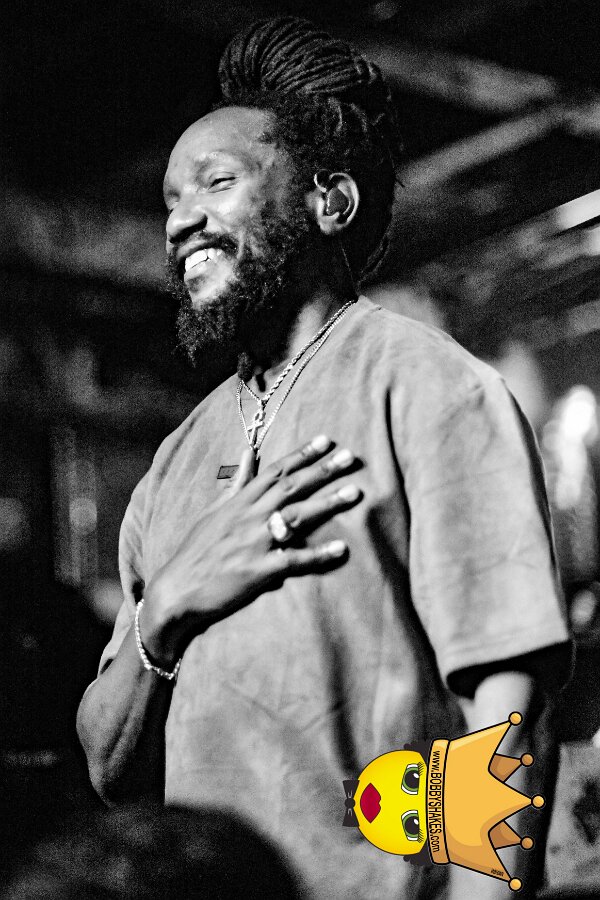 Kabaka Pyramid performing live at Bill's Bar in Boston, MA, photographed by Bobby Shakes