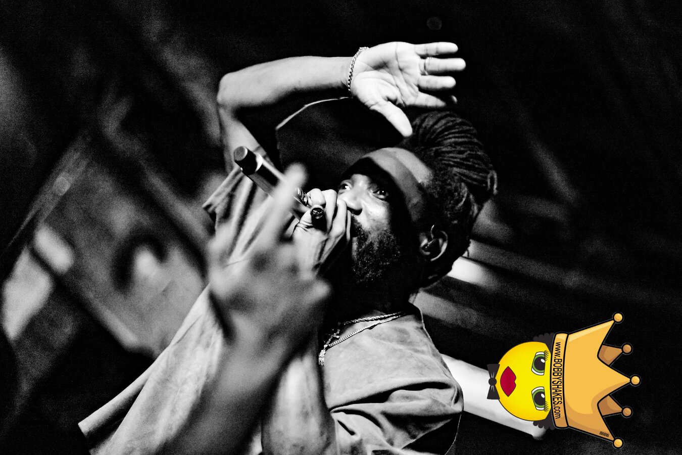 Kabaka Pyramid performing live at Bill's Bar in Boston, MA, photographed by Bobby Shakes