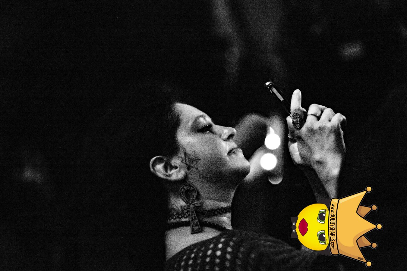 Kabaka Pyramid performing live at Bill's Bar in Boston, MA, photographed by Bobby Shakes
