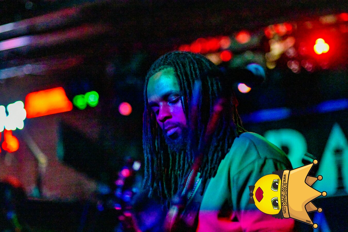 Kabaka Pyramid performing live at Bill's Bar in Boston, MA, photographed by Bobby Shakes