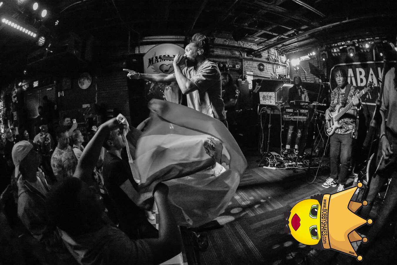 Kabaka Pyramid performing live at Bill's Bar in Boston, MA, photographed by Bobby Shakes