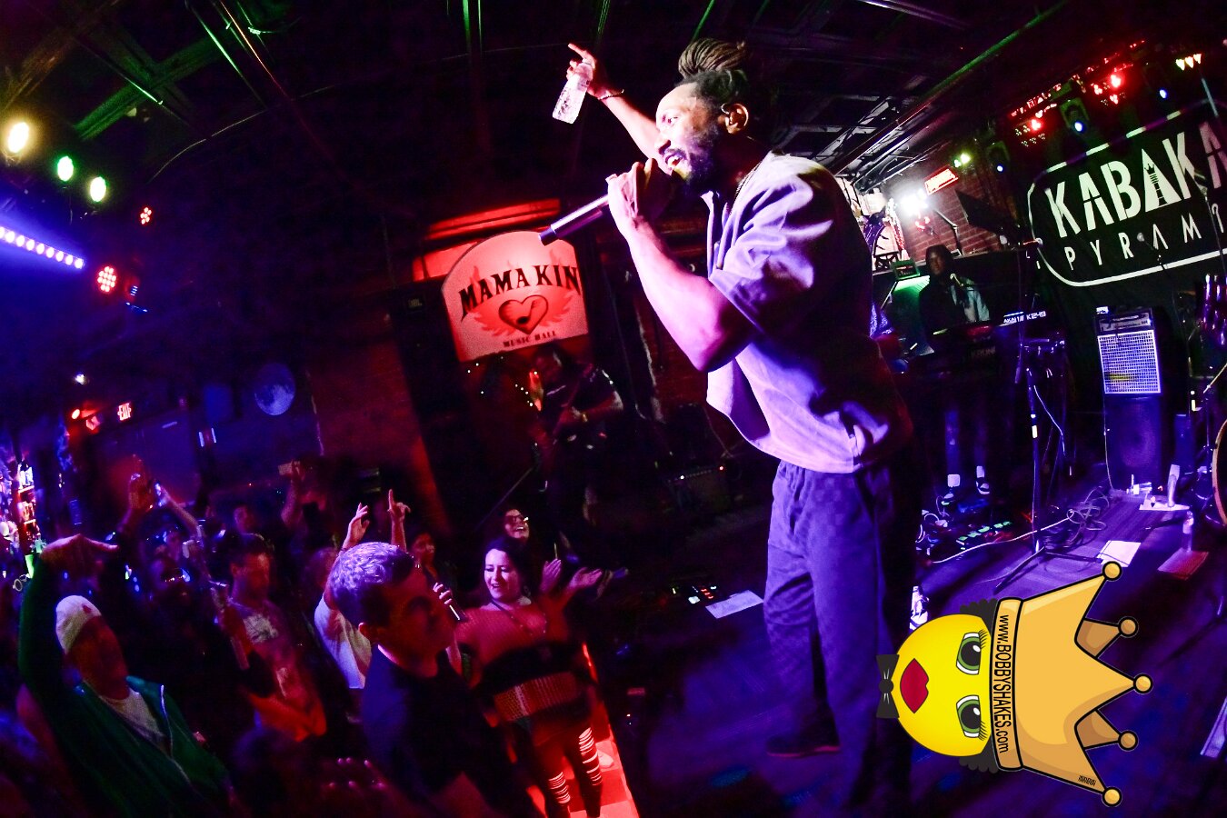 Kabaka Pyramid performing live at Bill's Bar in Boston, MA, photographed by Bobby Shakes