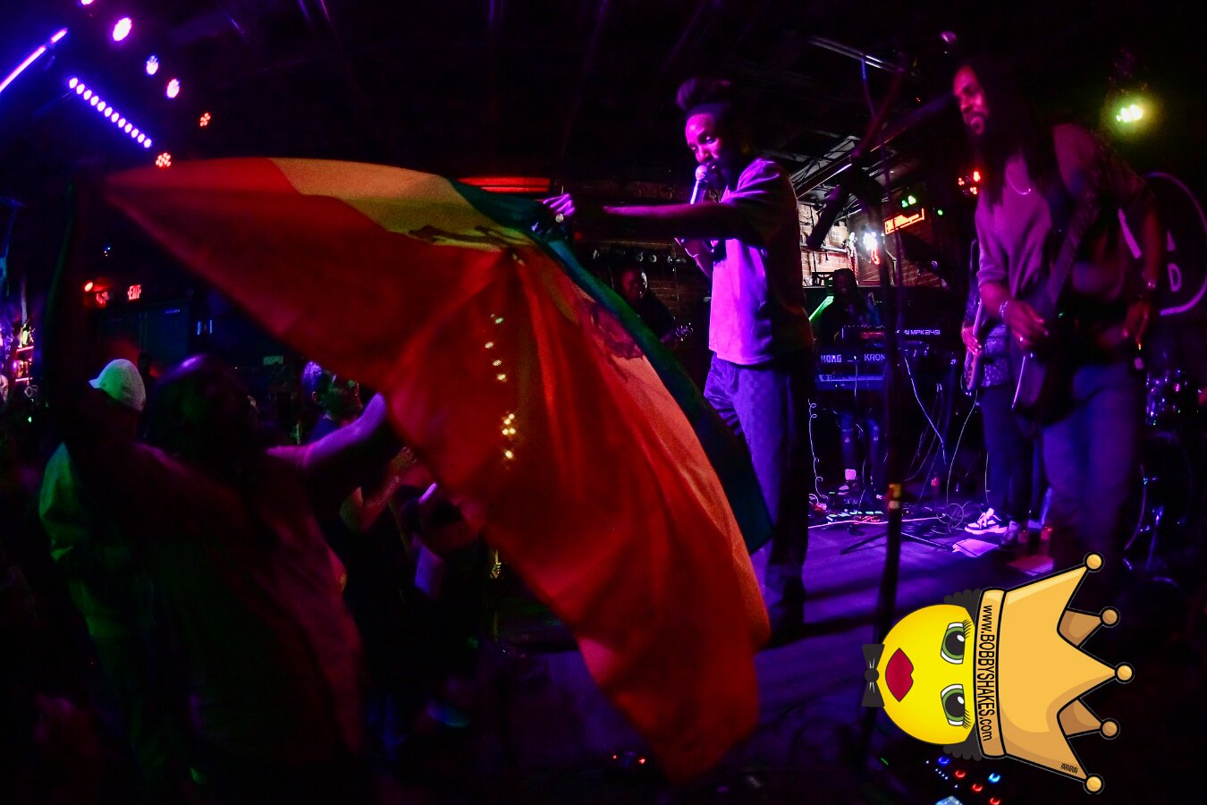 Kabaka Pyramid performing live at Bill's Bar in Boston, MA, photographed by Bobby Shakes