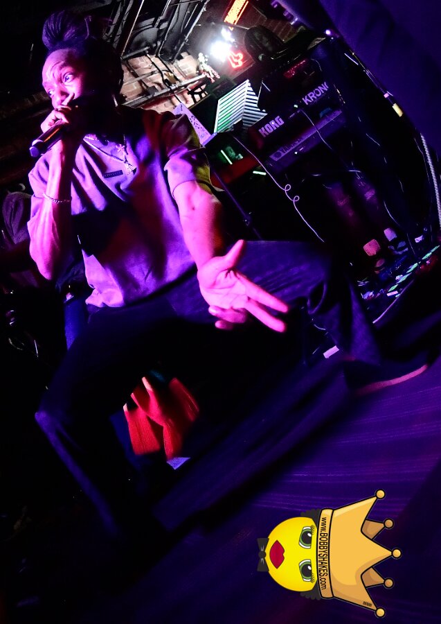Kabaka Pyramid performing live at Bill's Bar in Boston, MA, photographed by Bobby Shakes