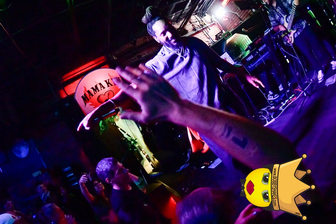 Kabaka Pyramid performing live at Bill's Bar in Boston, MA, photographed by Bobby Shakes