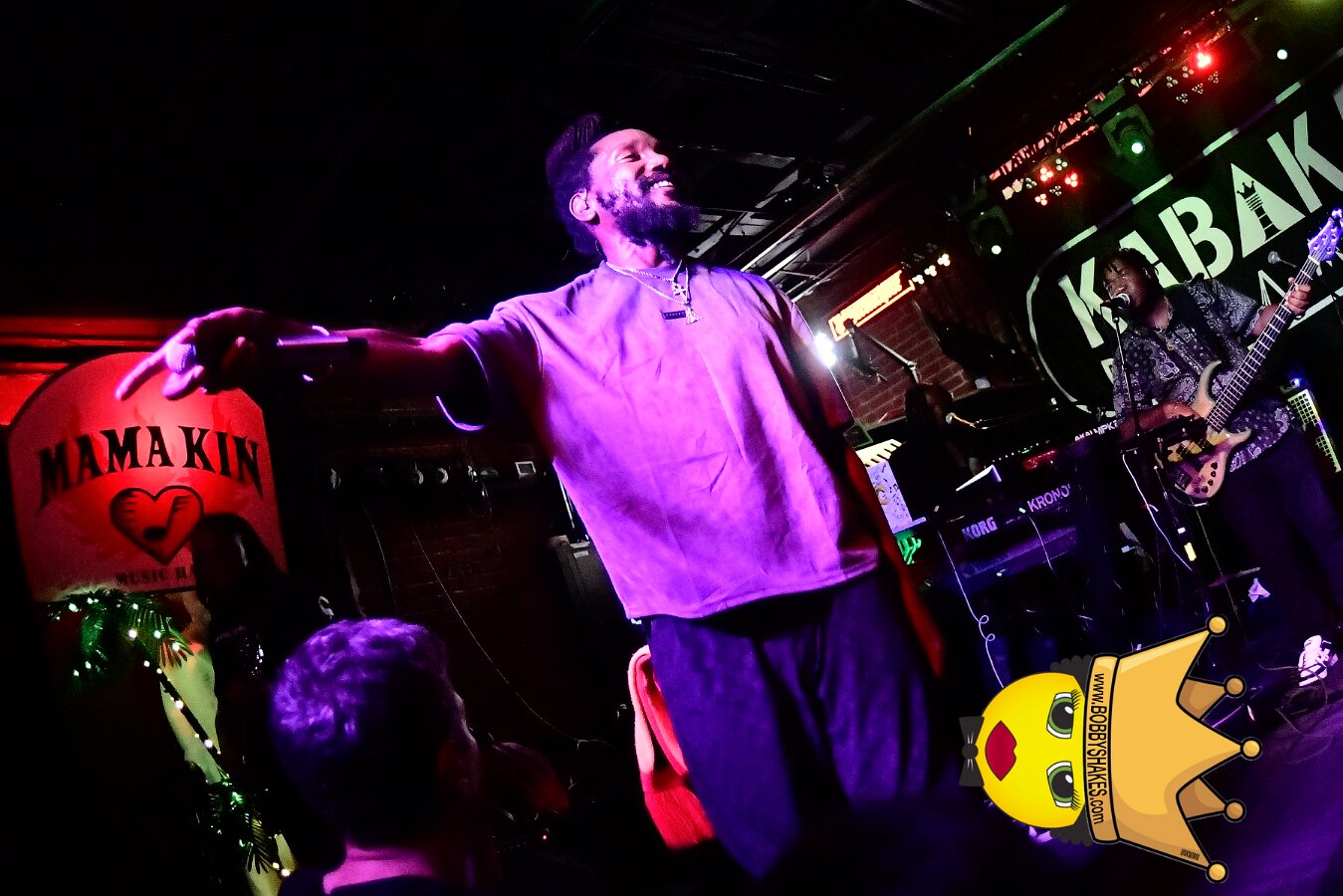 Kabaka Pyramid performing live at Bill's Bar in Boston, MA, photographed by Bobby Shakes