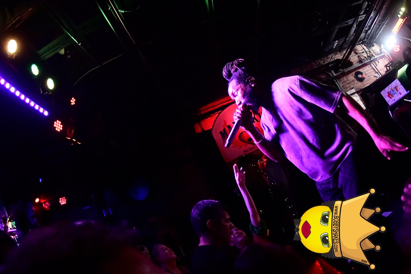 Kabaka Pyramid performing live at Bill's Bar in Boston, MA, photographed by Bobby Shakes