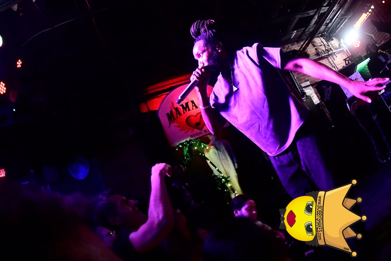 Kabaka Pyramid performing live at Bill's Bar in Boston, MA, photographed by Bobby Shakes