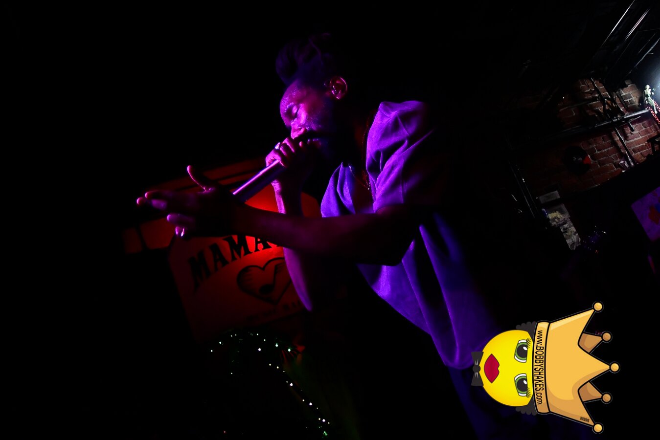 Kabaka Pyramid performing live at Bill's Bar in Boston, MA, photographed by Bobby Shakes