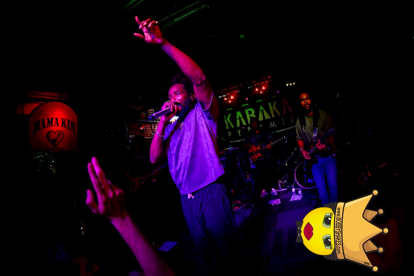 Kabaka Pyramid performing live at Bill's Bar in Boston, MA, photographed by Bobby Shakes