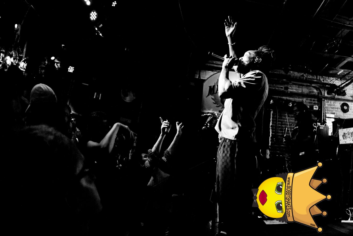Kabaka Pyramid performing live at Bill's Bar in Boston, MA, photographed by Bobby Shakes