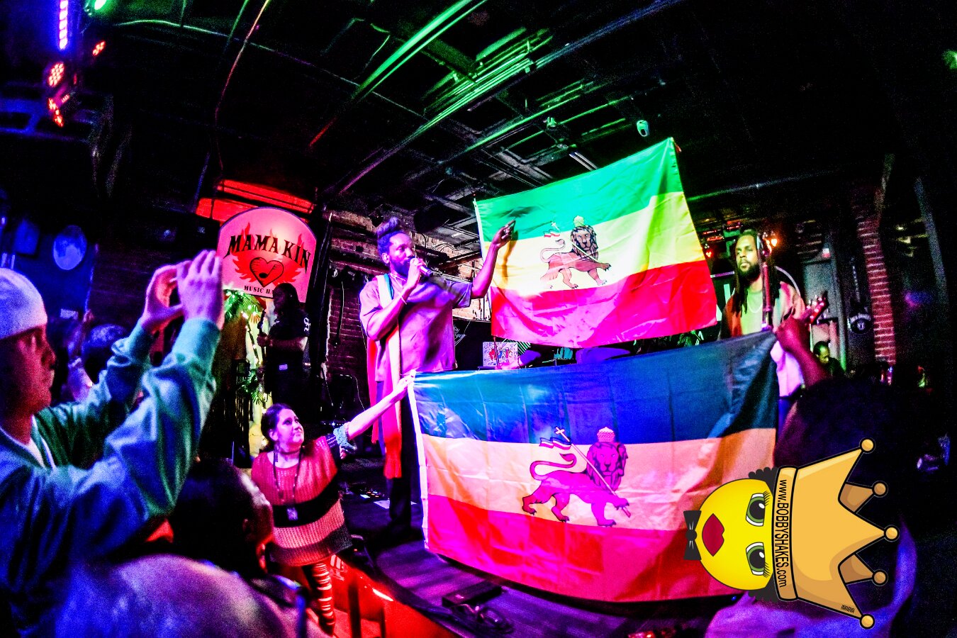 Kabaka Pyramid performing live at Bill's Bar in Boston, MA, photographed by Bobby Shakes