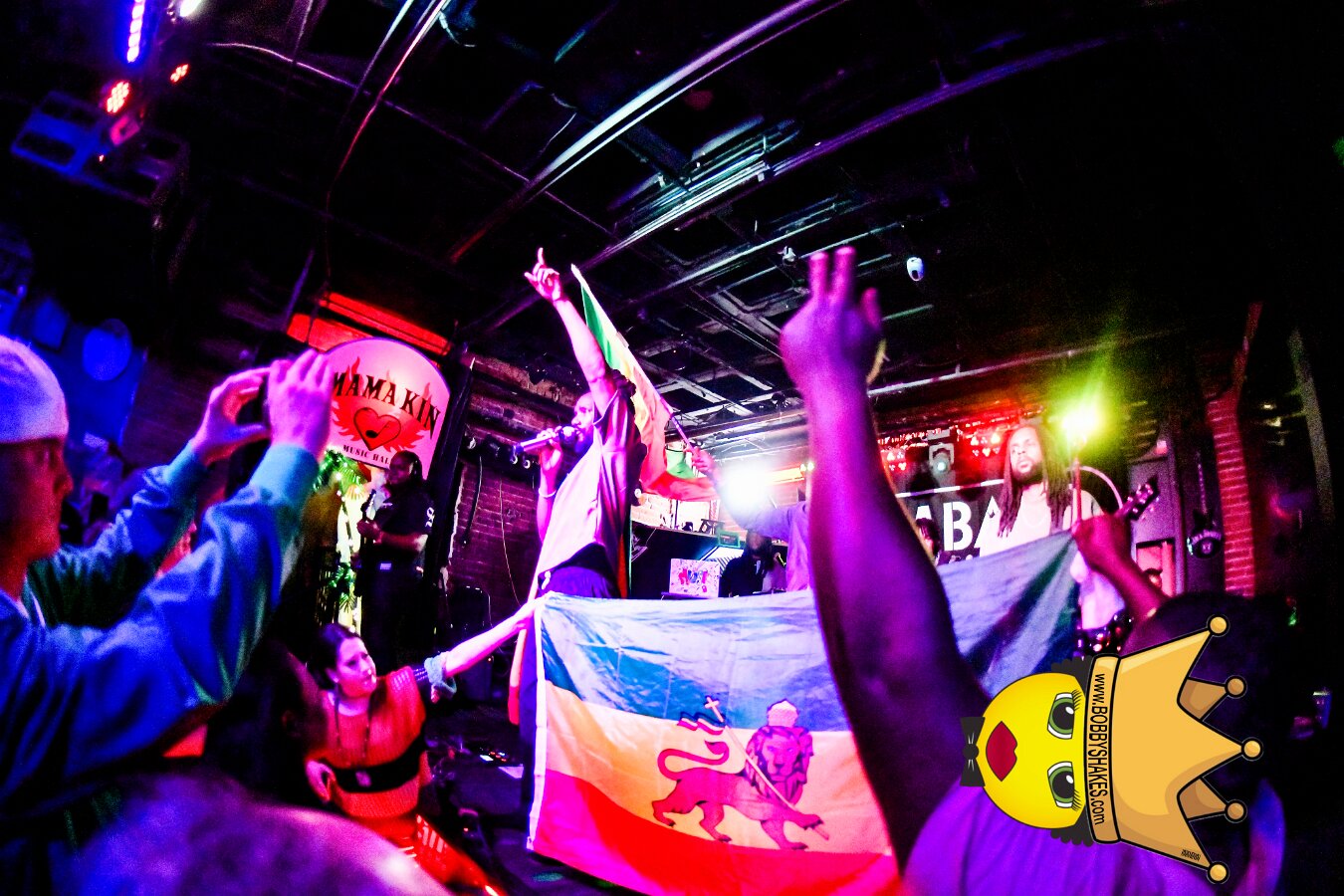 Kabaka Pyramid performing live at Bill's Bar in Boston, MA, photographed by Bobby Shakes