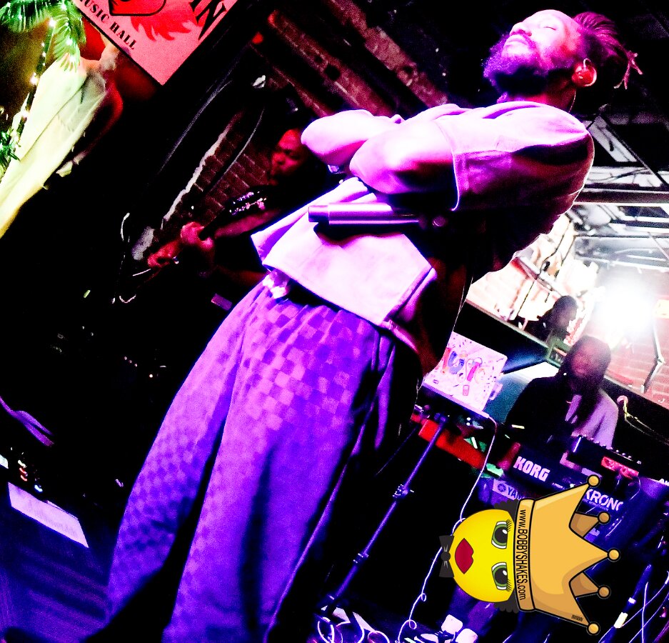 Kabaka Pyramid performing live at Bill's Bar in Boston, MA, photographed by Bobby Shakes