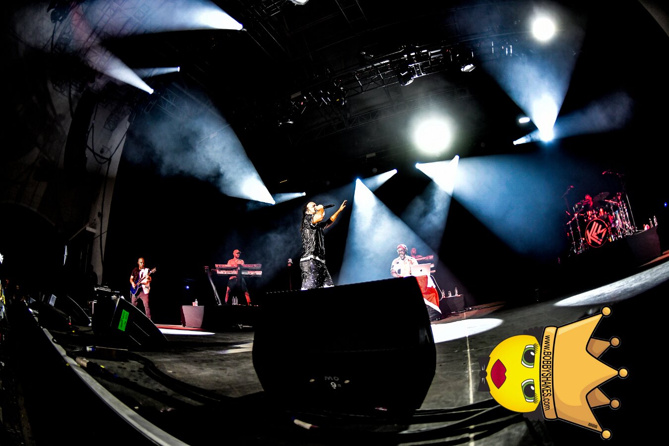 Kes the Band performing live at Leader Bank Pavilion in Boston, MA, photographed by Bobby Shakes