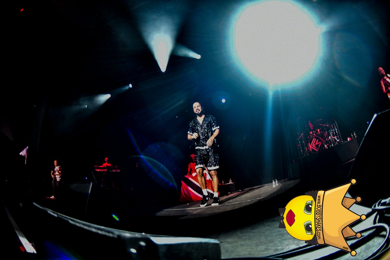 Kes the Band performing live at Leader Bank Pavilion in Boston, MA, photographed by Bobby Shakes