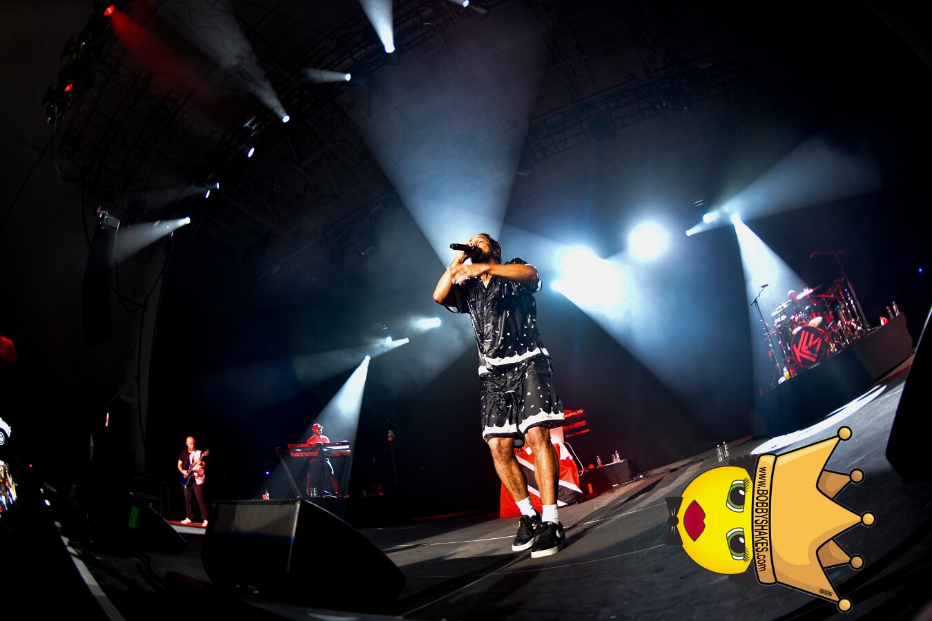 Kes the Band performing live at Leader Bank Pavilion in Boston, MA, photographed by Bobby Shakes