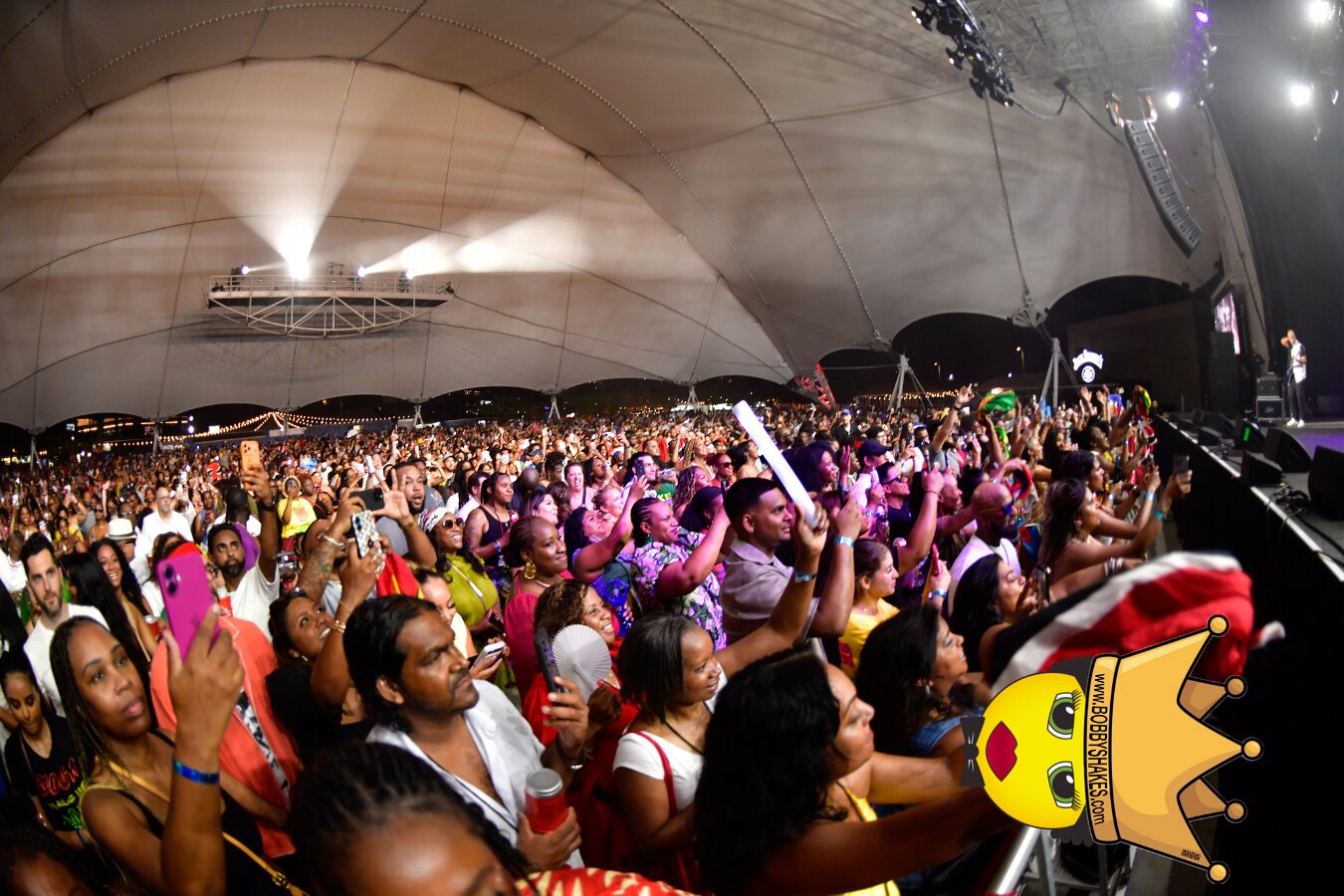 Kes the Band performing live at Leader Bank Pavilion in Boston, MA, photographed by Bobby Shakes