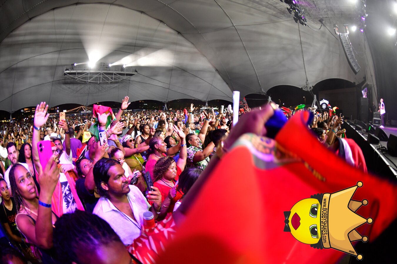 Kes the Band performing live at Leader Bank Pavilion in Boston, MA, photographed by Bobby Shakes