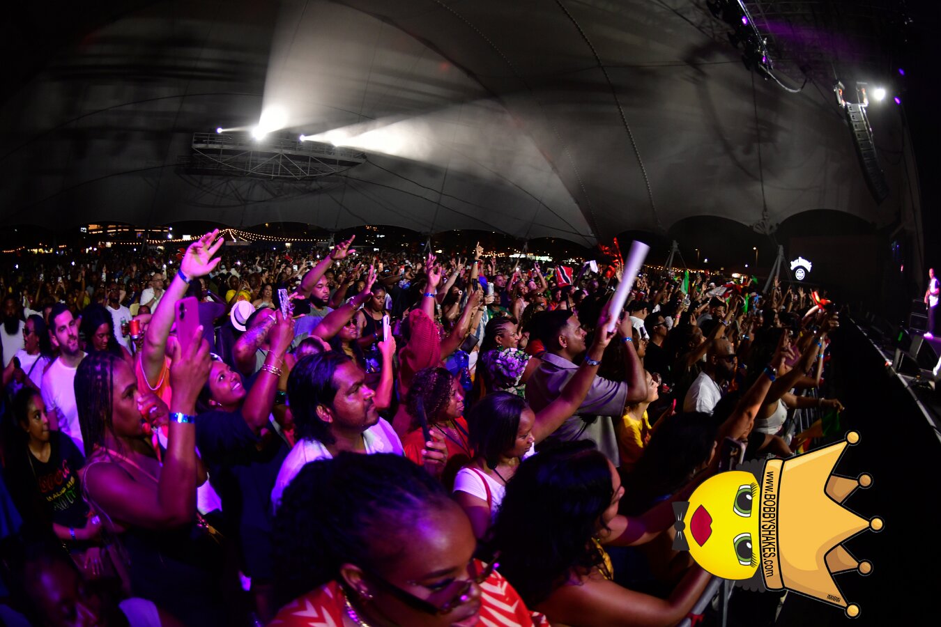 Kes the Band performing live at Leader Bank Pavilion in Boston, MA, photographed by Bobby Shakes