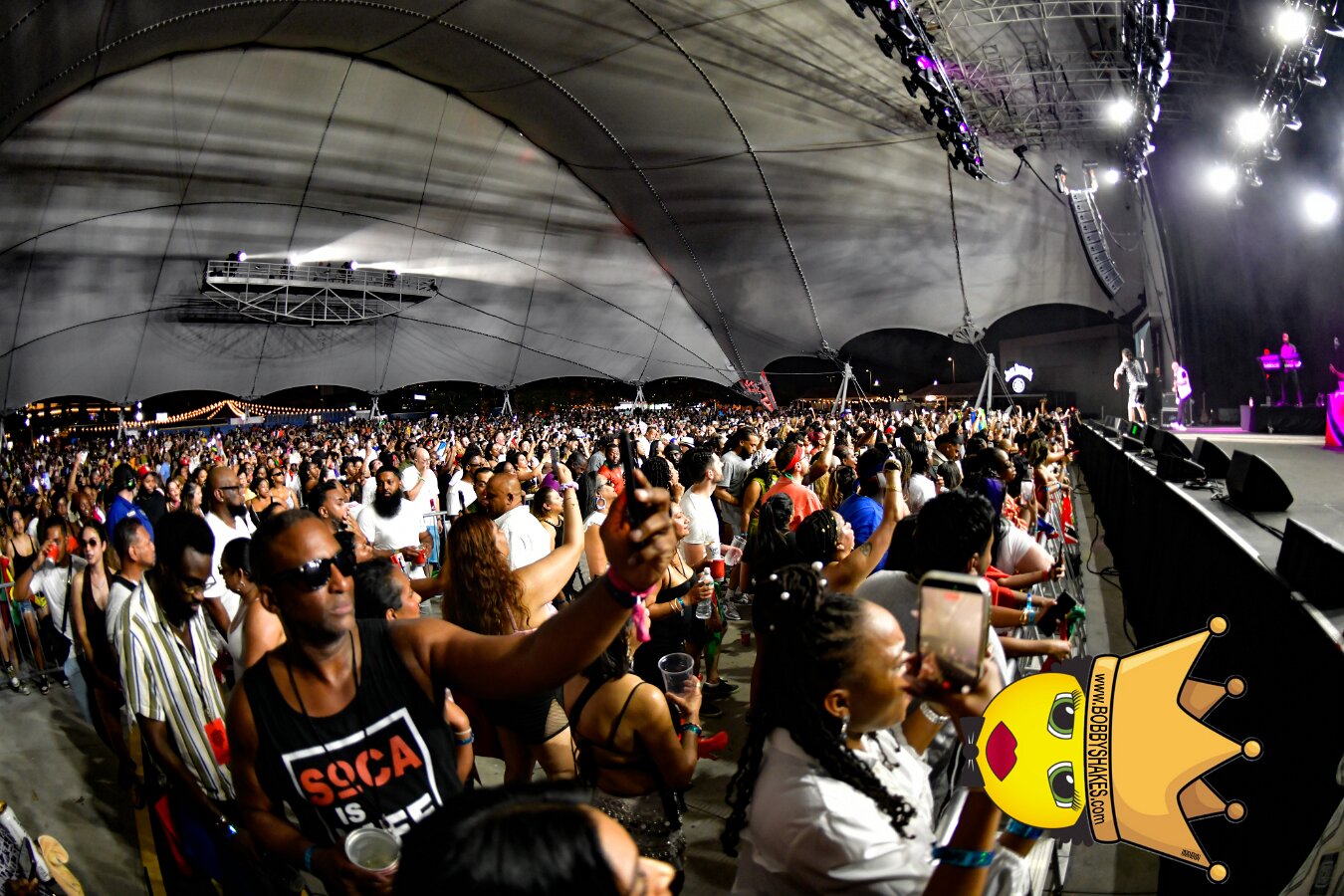Kes the Band performing live at Leader Bank Pavilion in Boston, MA, photographed by Bobby Shakes