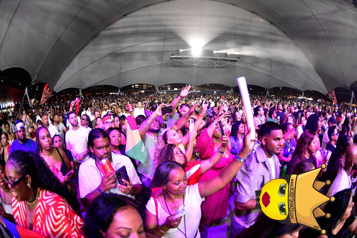 Kes the Band performing live at Leader Bank Pavilion in Boston, MA, photographed by Bobby Shakes