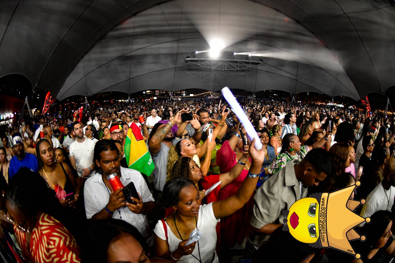 Kes the Band performing live at Leader Bank Pavilion in Boston, MA, photographed by Bobby Shakes