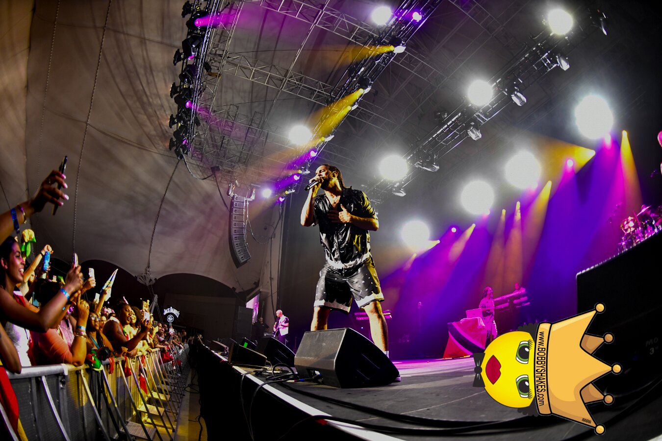 Kes the Band performing live at Leader Bank Pavilion in Boston, MA, photographed by Bobby Shakes