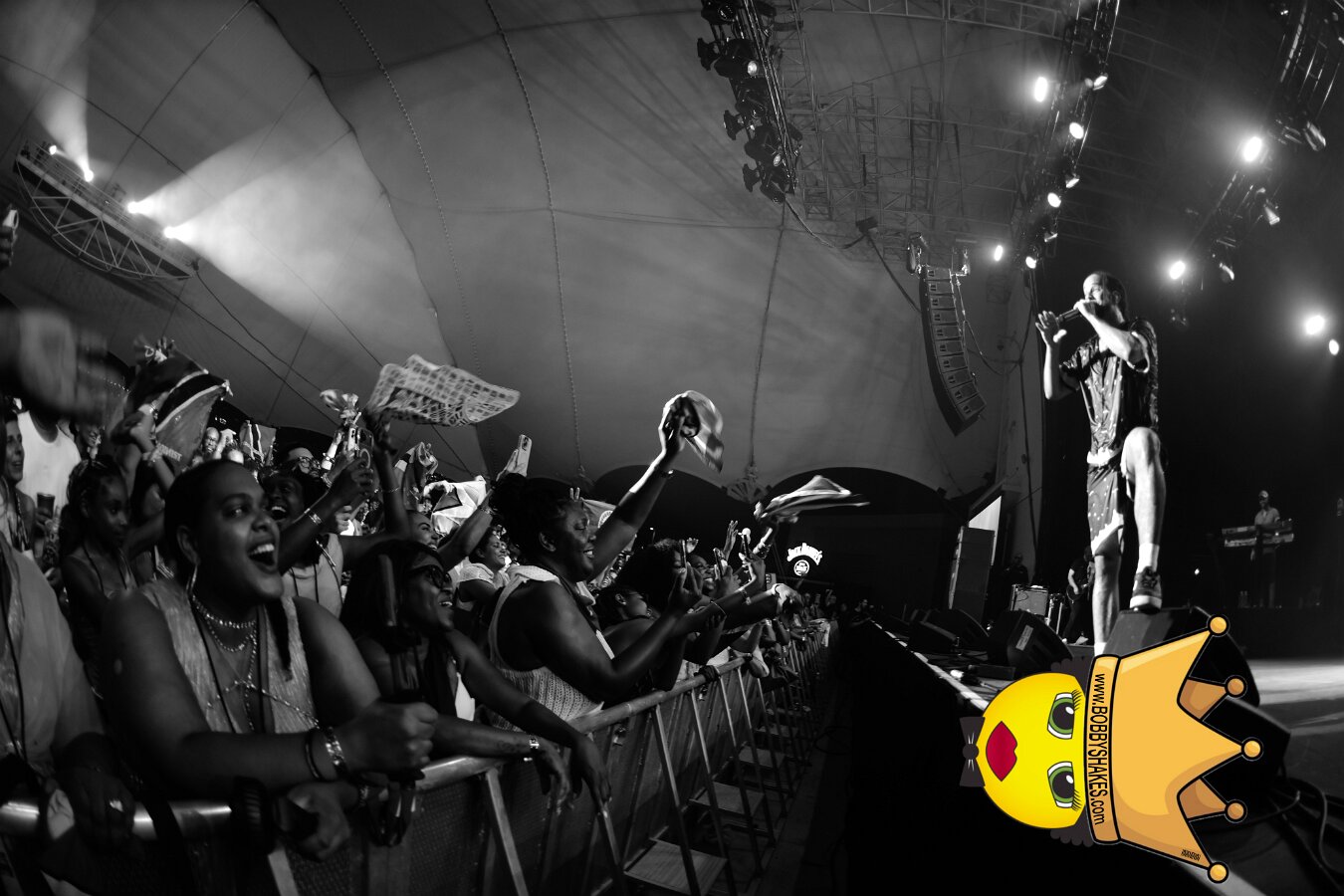 Kes the Band performing live at Leader Bank Pavilion in Boston, MA, photographed by Bobby Shakes