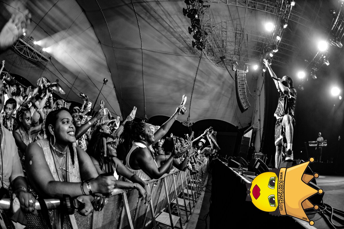 Kes the Band performing live at Leader Bank Pavilion in Boston, MA, photographed by Bobby Shakes