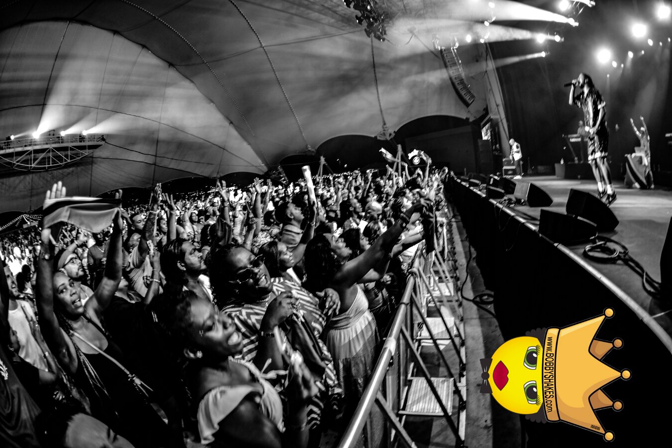 Kes the Band performing live at Leader Bank Pavilion in Boston, MA, photographed by Bobby Shakes