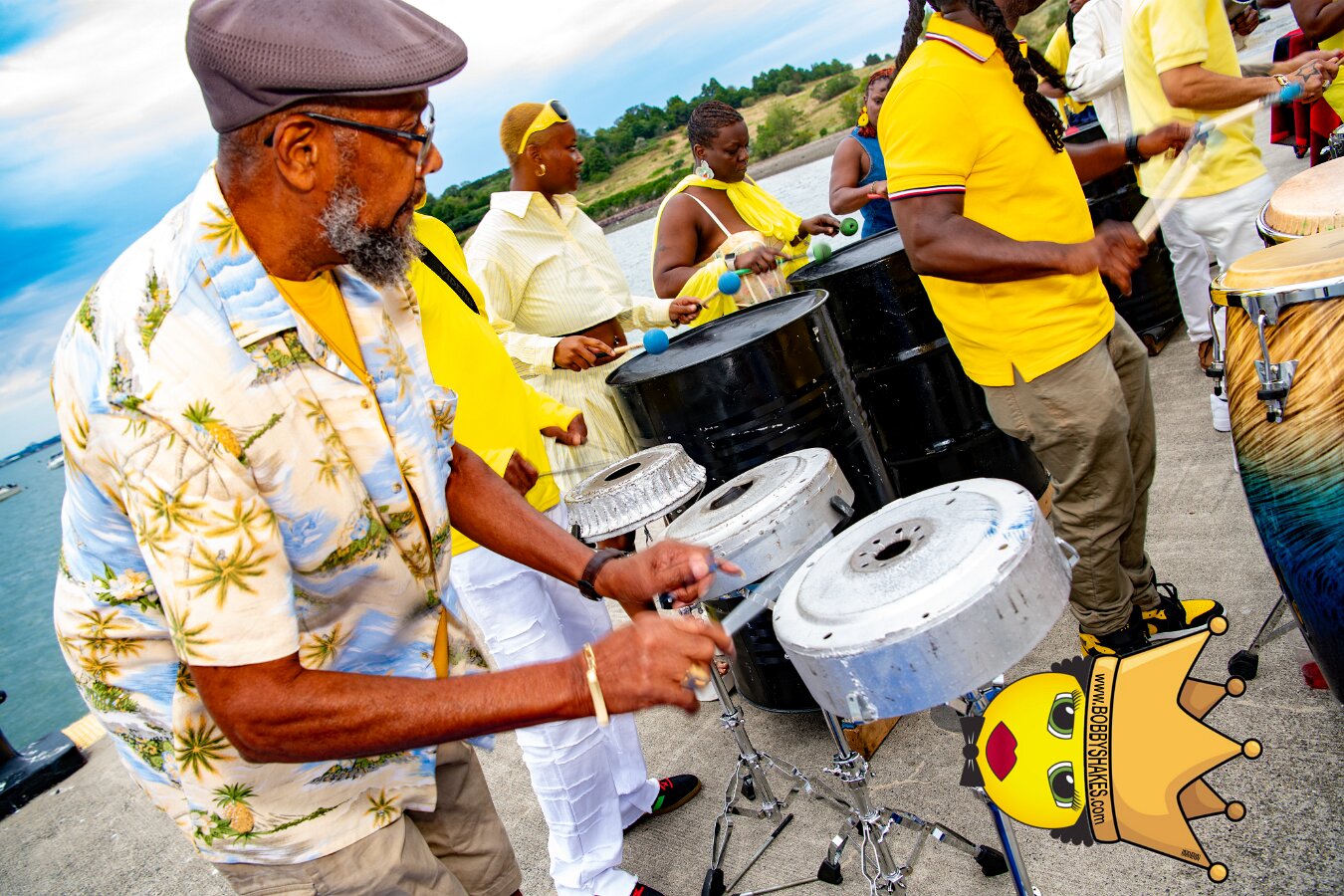 DJ Mastamind performing live at Spectacle Island in Boston Harbor, MA, photographed by Bobby Shakes