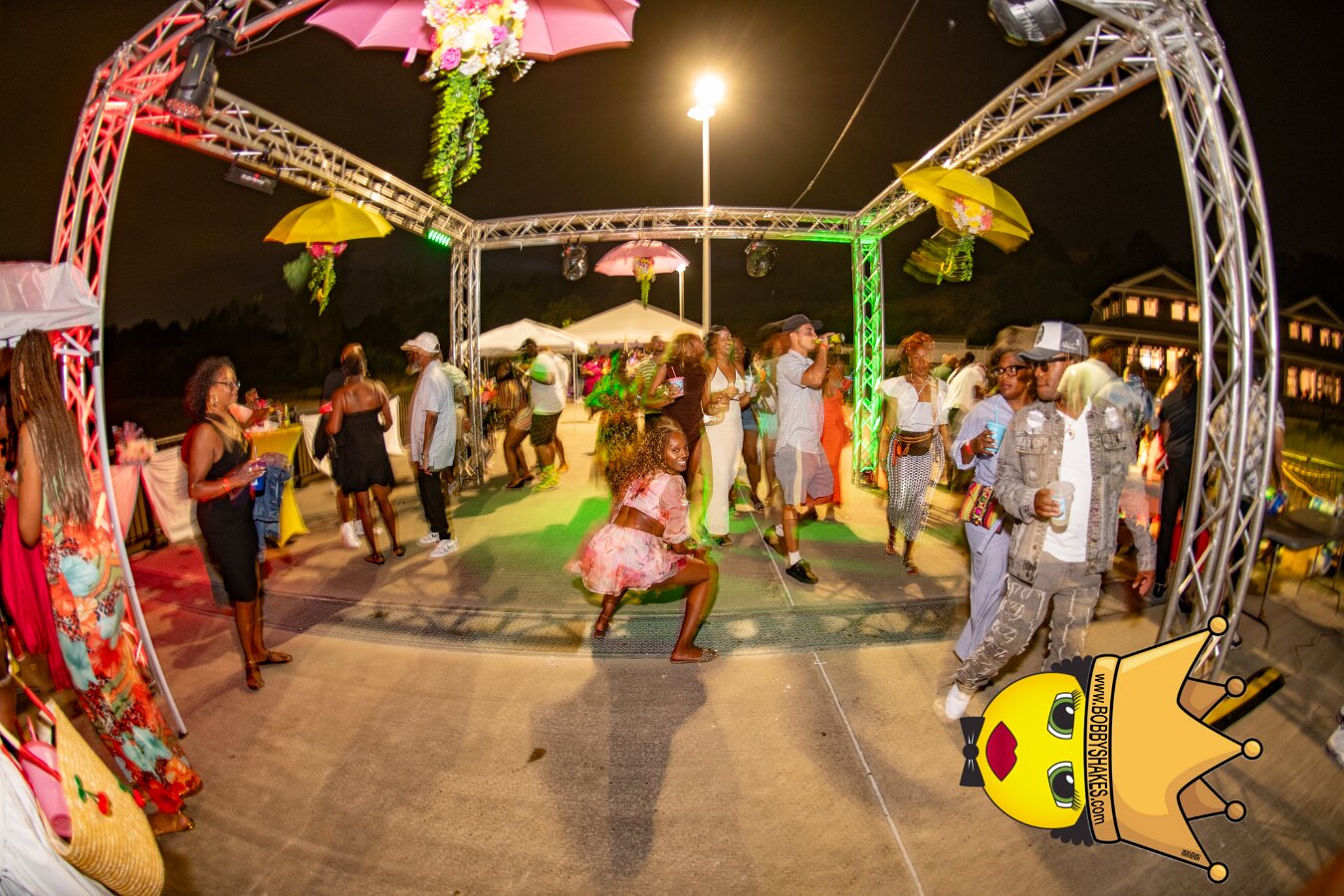 DJ Mastamind performing live at Spectacle Island in Boston Harbor, MA, photographed by Bobby Shakes