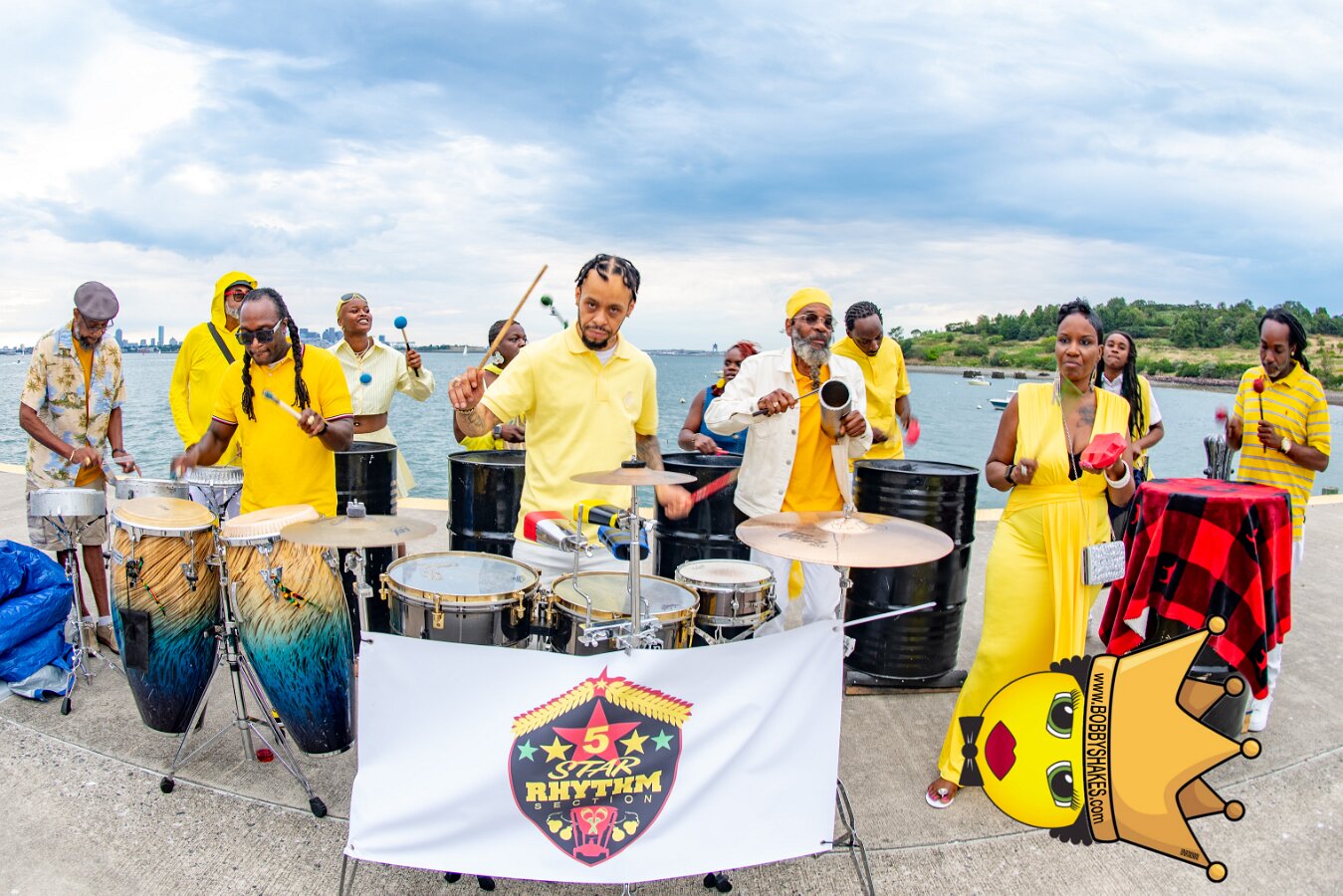DJ Mastamind performing live at Spectacle Island in Boston Harbor, MA, photographed by Bobby Shakes