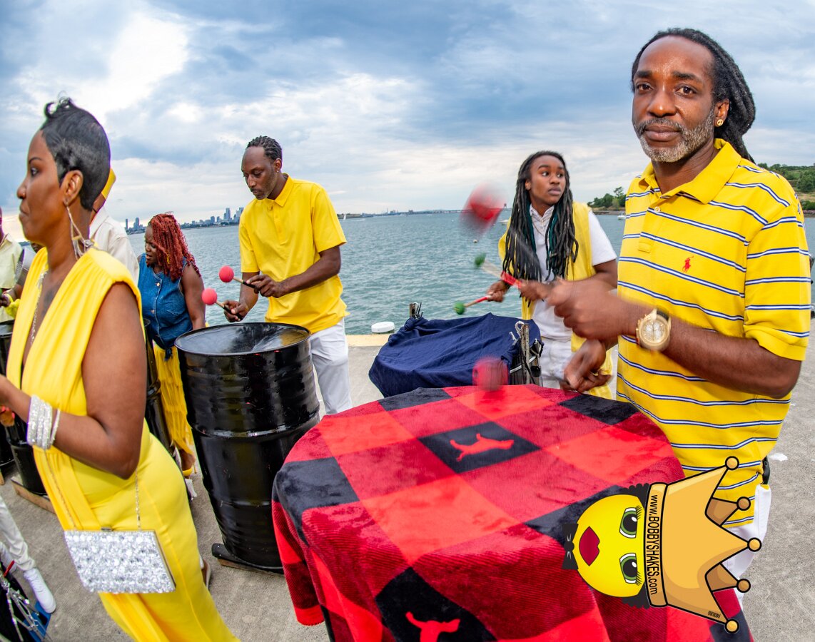 DJ Mastamind performing live at Spectacle Island in Boston Harbor, MA, photographed by Bobby Shakes