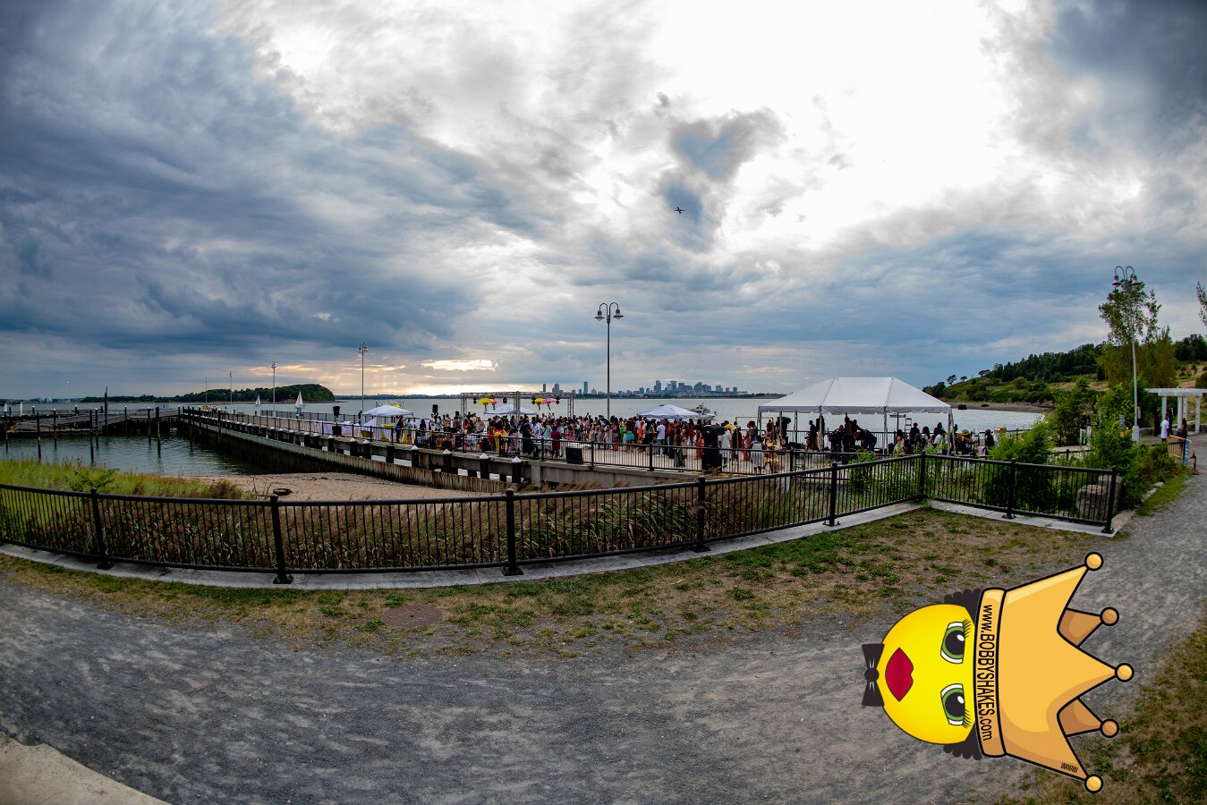 DJ Mastamind performing live at Spectacle Island in Boston Harbor, MA, photographed by Bobby Shakes
