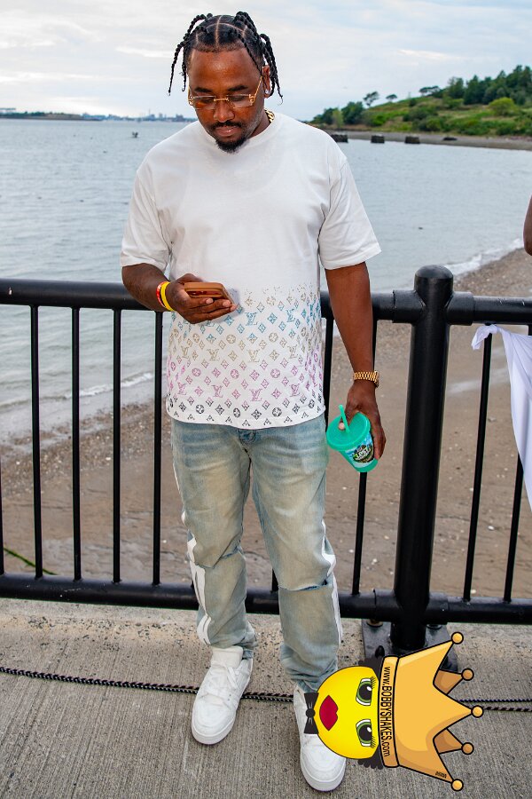 DJ Mastamind performing live at Spectacle Island in Boston Harbor, MA, photographed by Bobby Shakes