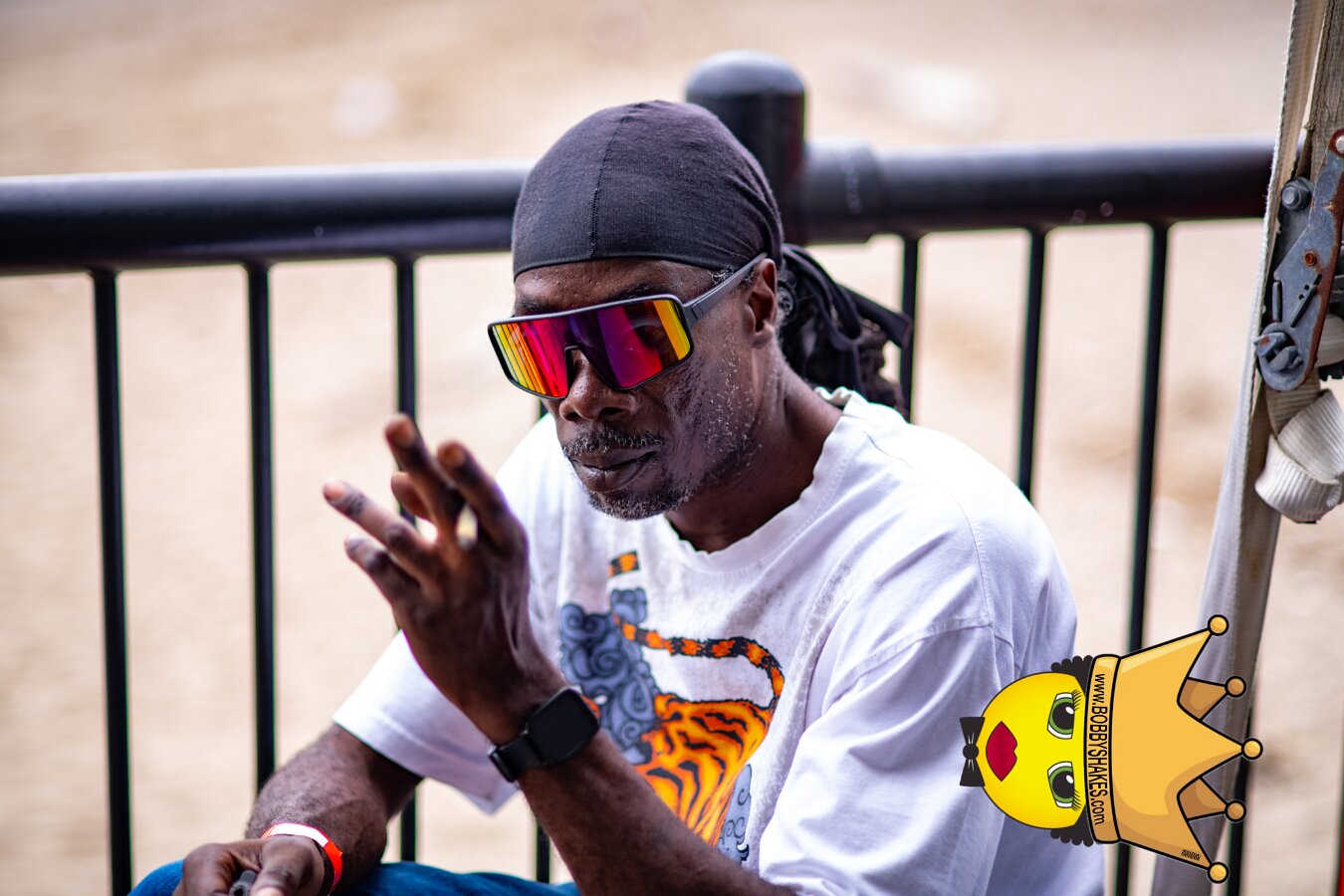DJ Mastamind performing live at Spectacle Island in Boston Harbor, MA, photographed by Bobby Shakes