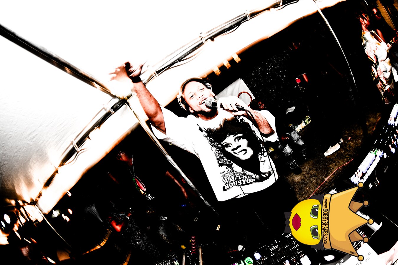 DJ Polish, Chromatic & Trensetta performing live at Cafe Juice Up in Boston, MA, photographed by Bobby Shakes