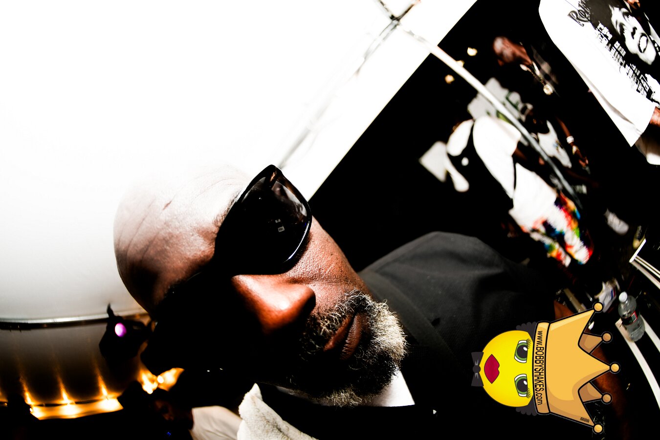 DJ Polish, Chromatic & Trensetta performing live at Cafe Juice Up in Boston, MA, photographed by Bobby Shakes