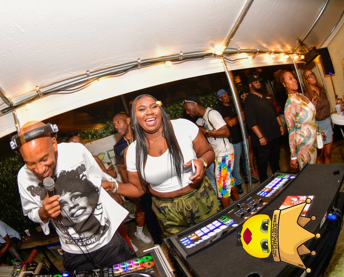 DJ Polish, Chromatic & Trensetta performing live at Cafe Juice Up in Boston, MA, photographed by Bobby Shakes