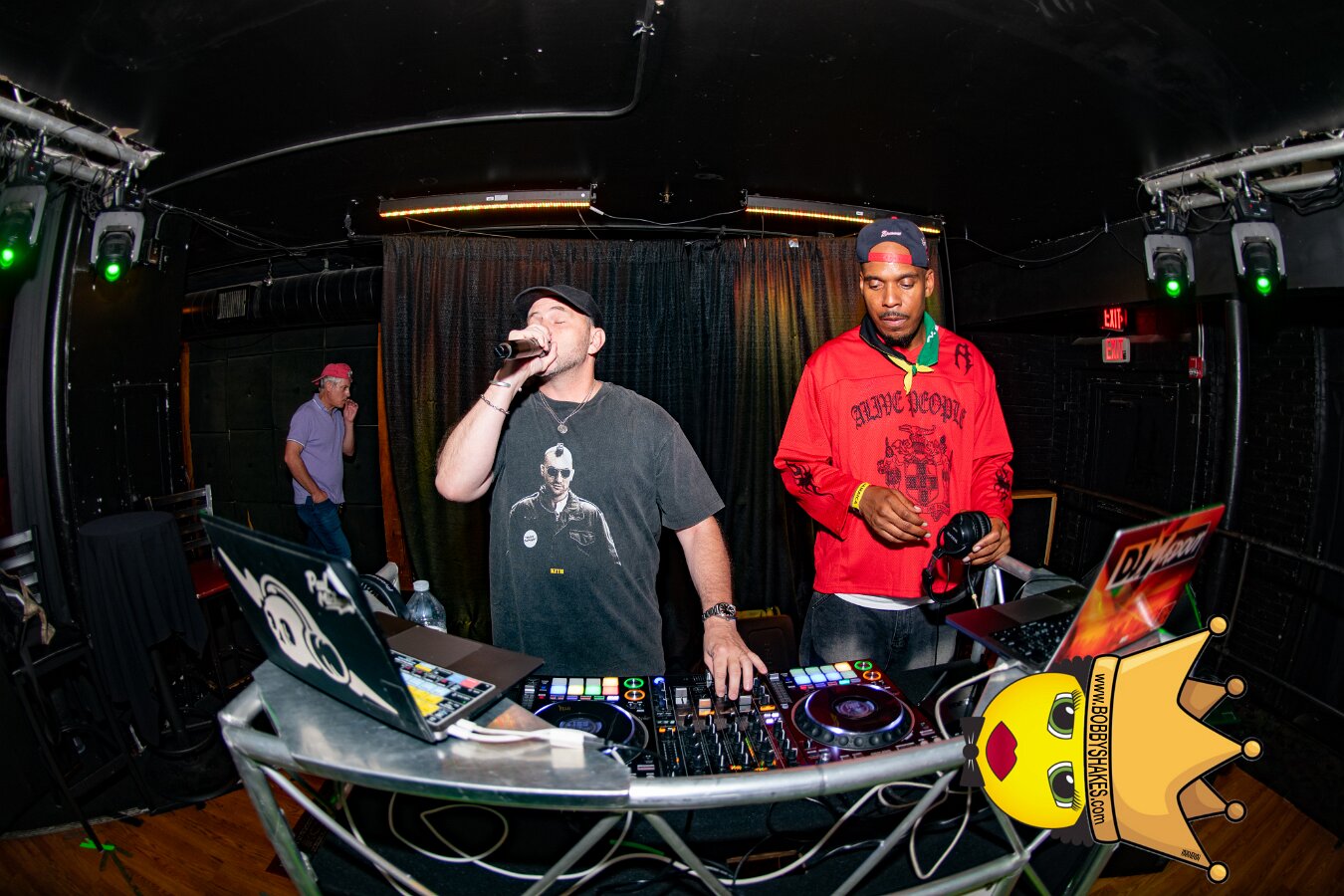 DJ Madout & DJ Paul Michael performing live at Alchemy in Providence, RI, photographed by Bobby Shakes