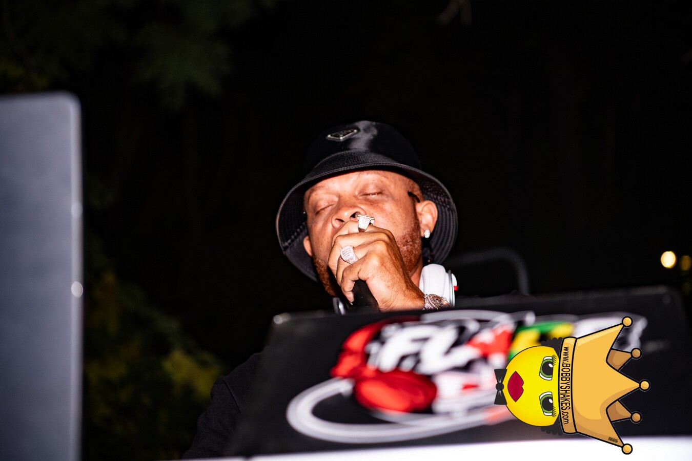 DJ Lava, DJ Flare & Fire Redz performing live at Hidden Spot in Boston, MA, photographed by Bobby Shakes & Picatra
