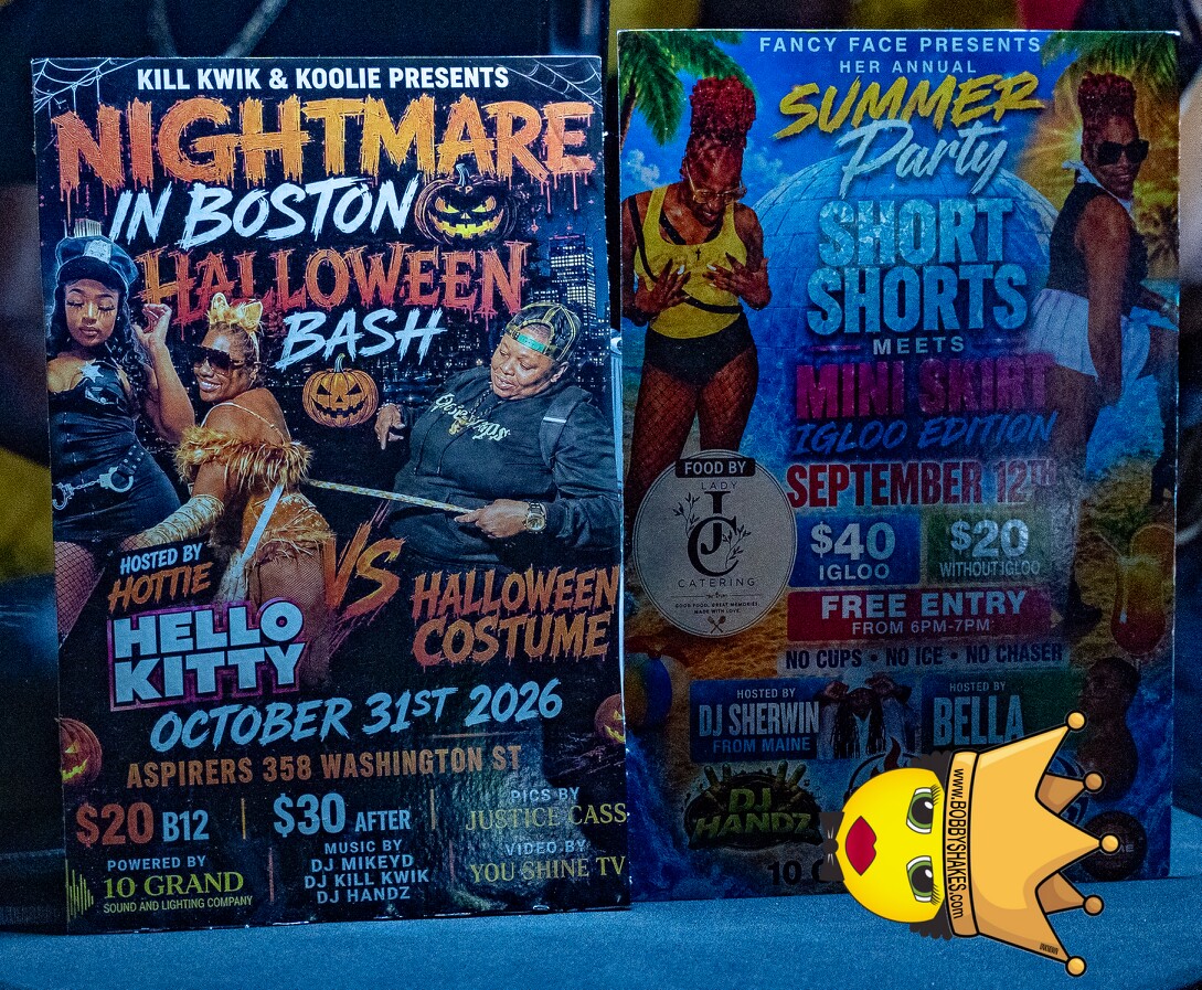 DJ Lava, DJ Flare & Fire Redz performing live at Hidden Spot in Boston, MA, photographed by Bobby Shakes & Picatra