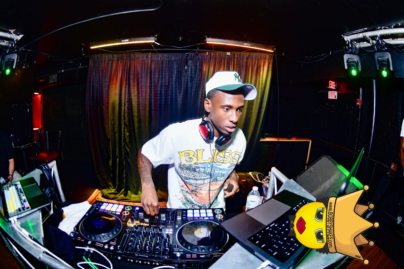 DJ Paul Michael performing live at Alchemy in Providence, RI, photographed by Bobby Shakes