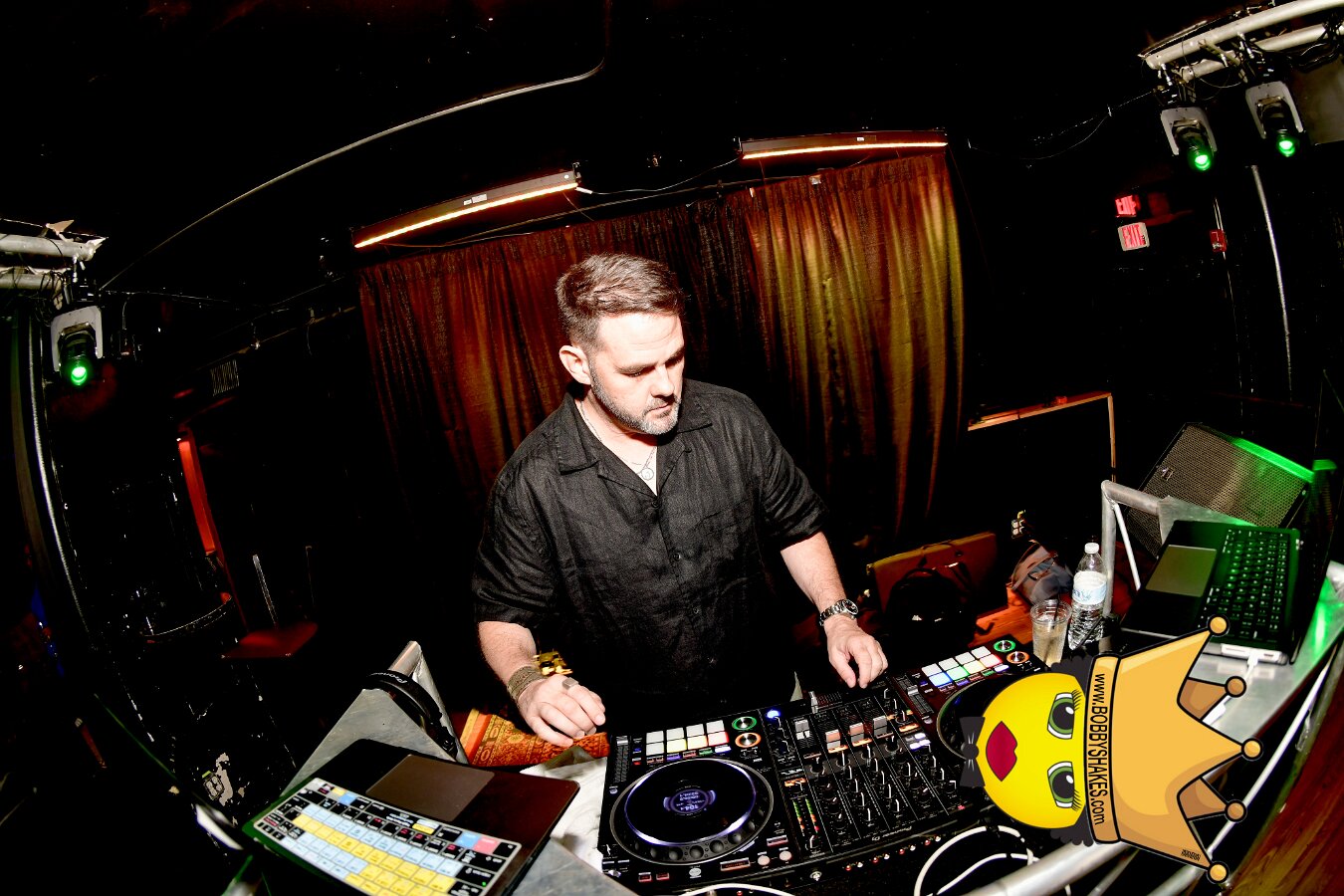 DJ Paul Michael performing live at Alchemy in Providence, RI, photographed by Bobby Shakes