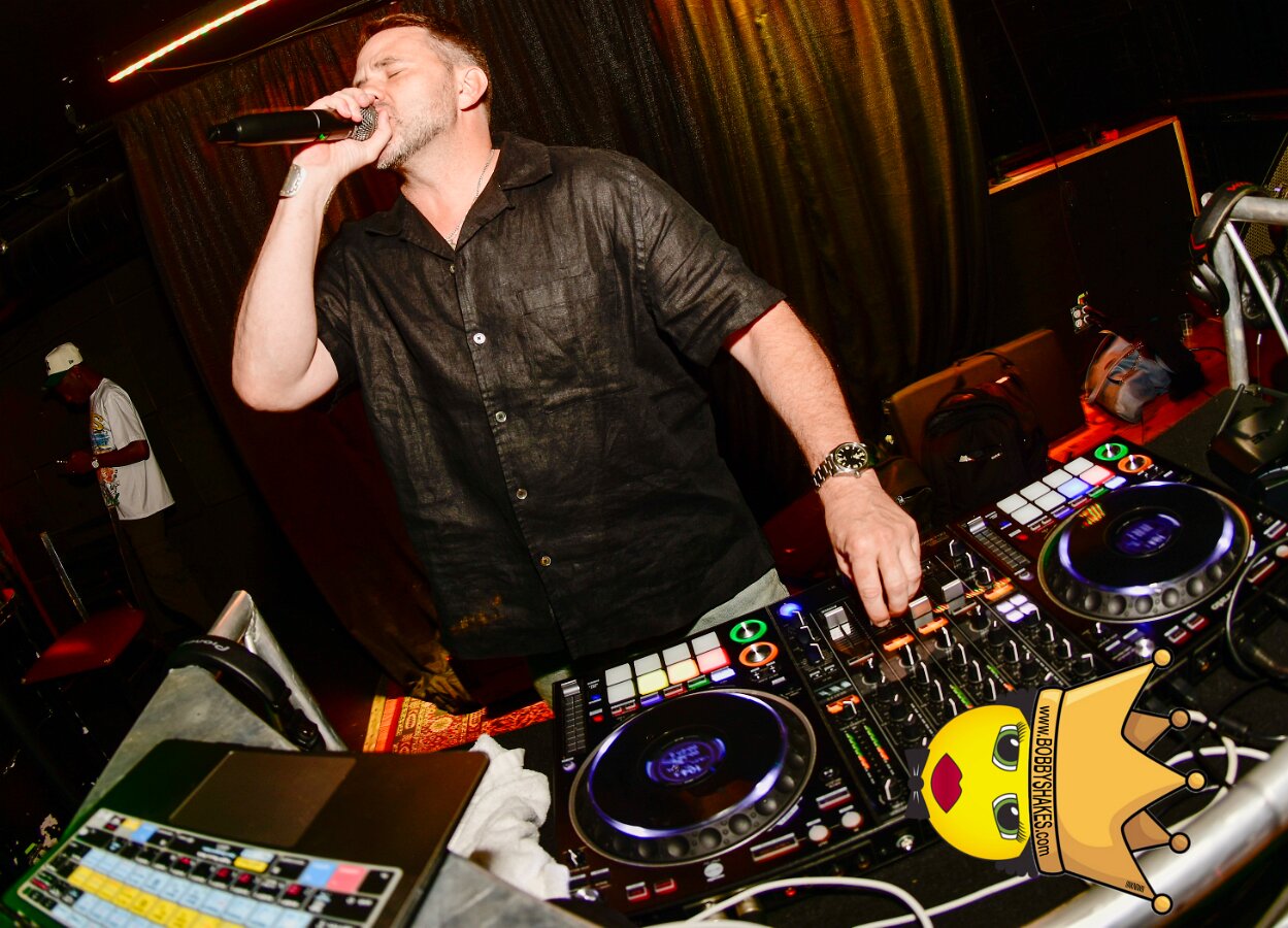 DJ Paul Michael performing live at Alchemy in Providence, RI, photographed by Bobby Shakes