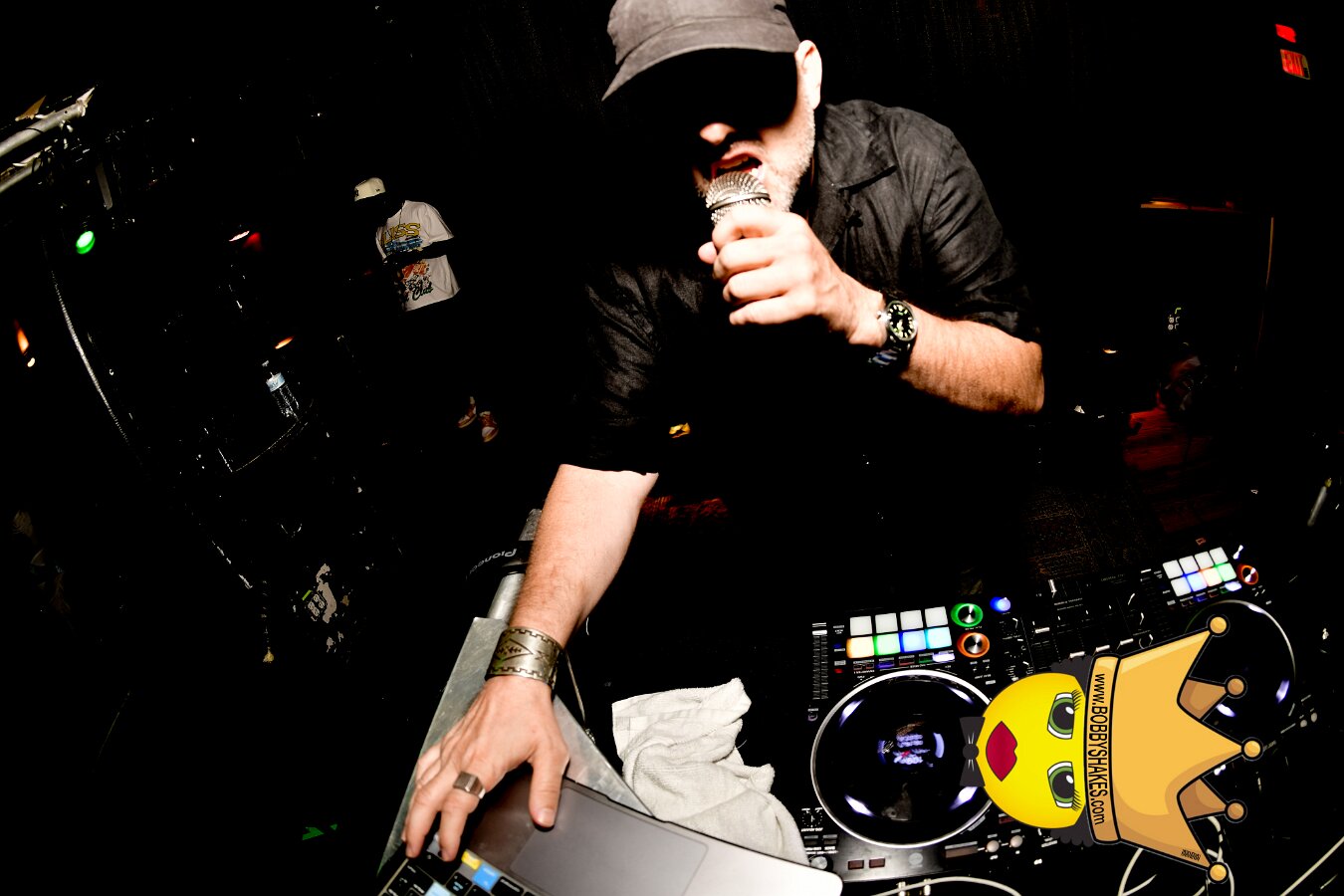 DJ Paul Michael performing live at Alchemy in Providence, RI, photographed by Bobby Shakes