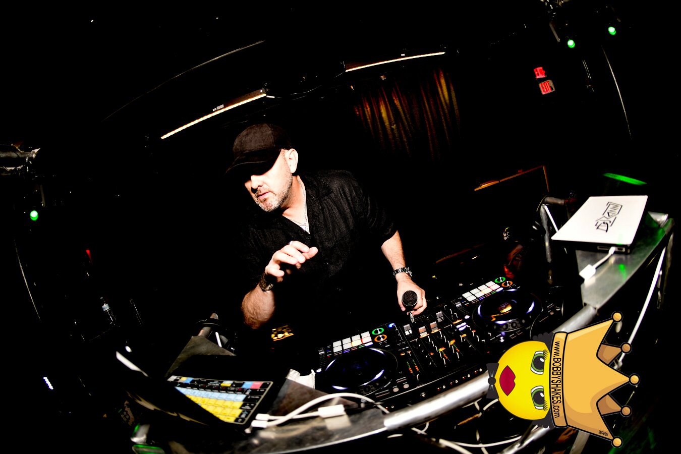 DJ Paul Michael performing live at Alchemy in Providence, RI, photographed by Bobby Shakes