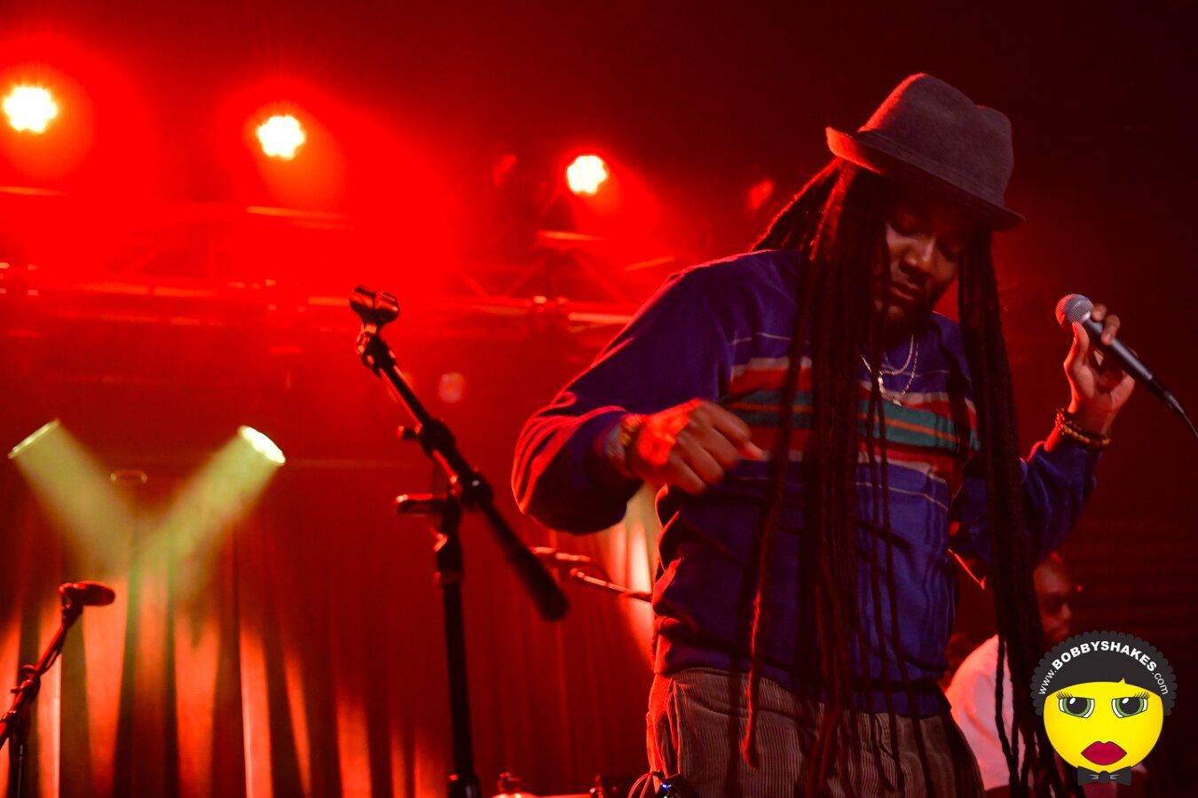 Protoje performing live at Brighton Music Hall in Boston, MA, photographed by Bobby Shakes